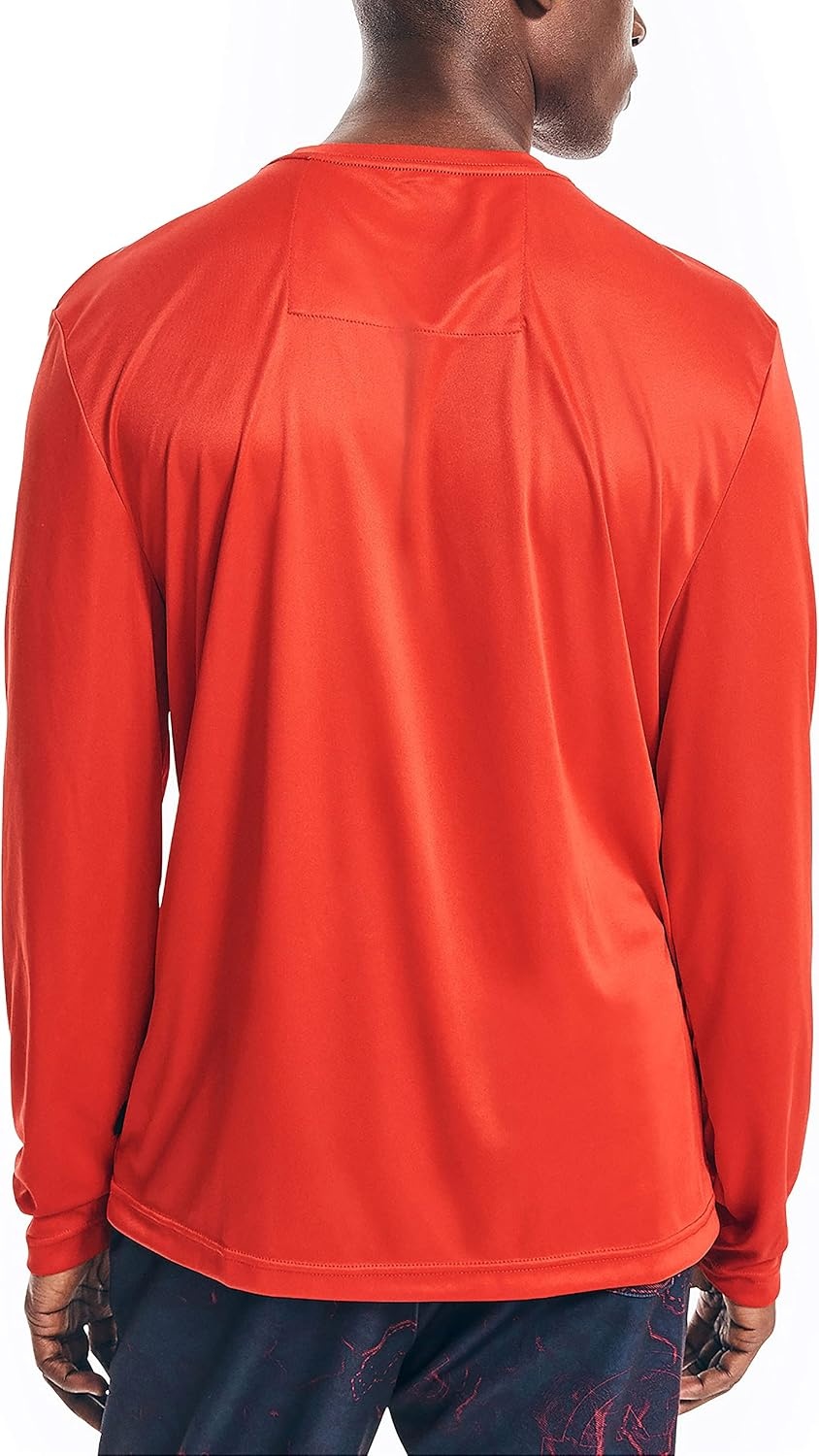 image:imageNautica Mens Nautica Competition Sustainably Crafted LongSleeve TShirtBright Red