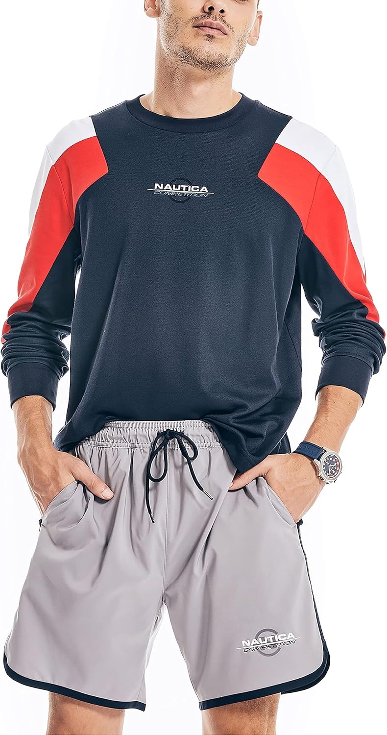 image:imageNautica Mens Nautica Competition Sustainably Crafted LongSleeve TShirtNavy
