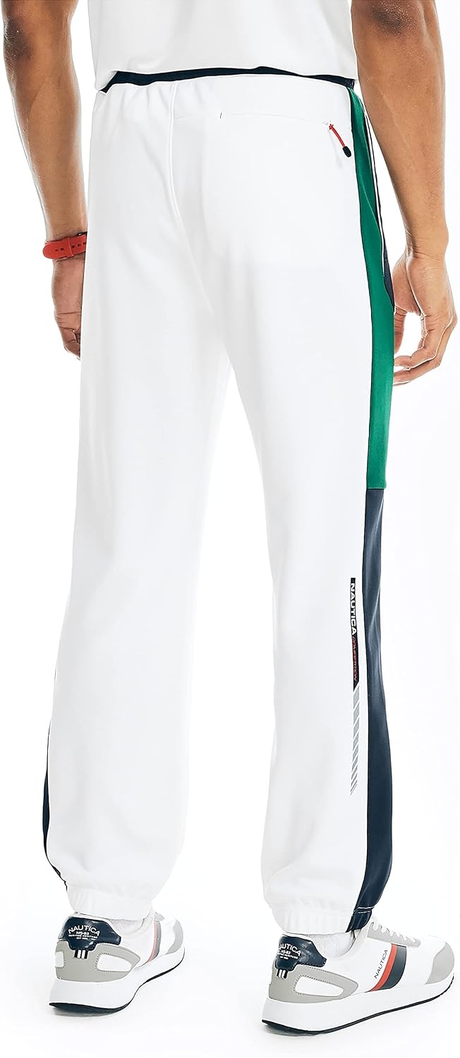 image:imageNautica Mens Nautica Competition Sustainably Crafted Performance Jogger PantsBright White