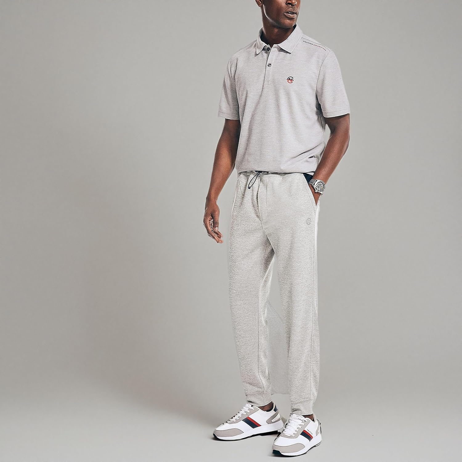image:imageNautica Mens Nautica Competition Sustainably Crafted Performance Jogger PantsGrey Heather