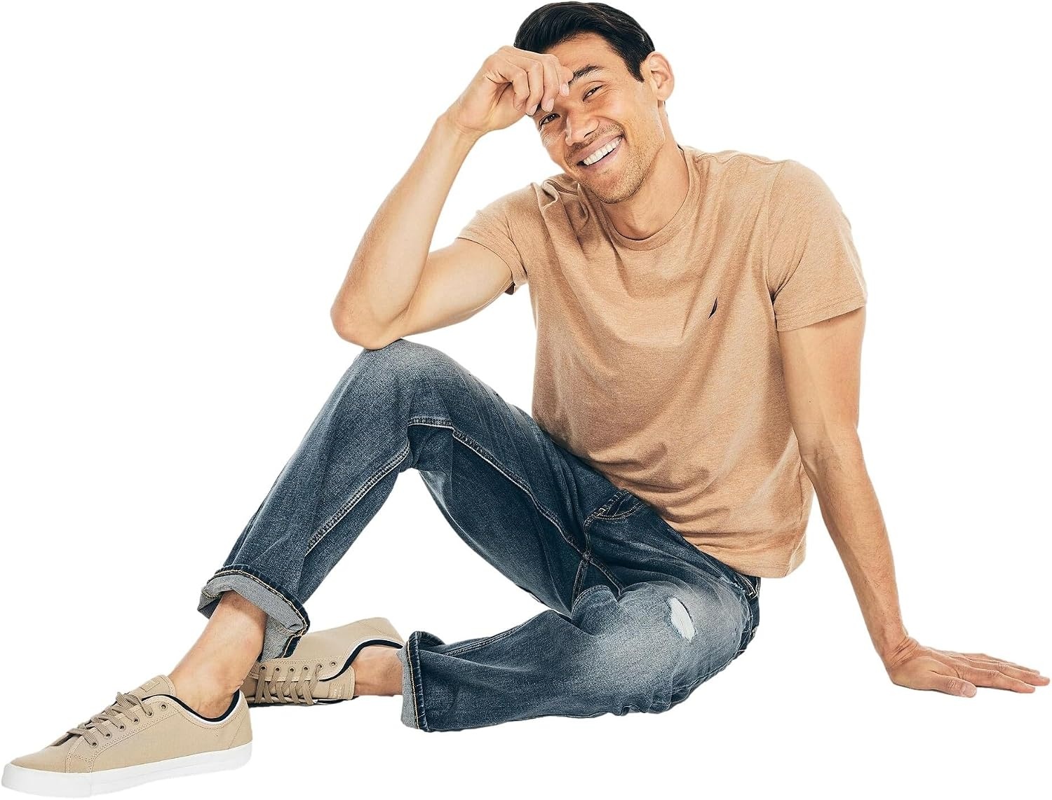 image:imageNautica Mens Nautica JClass TShirtCamel Heather