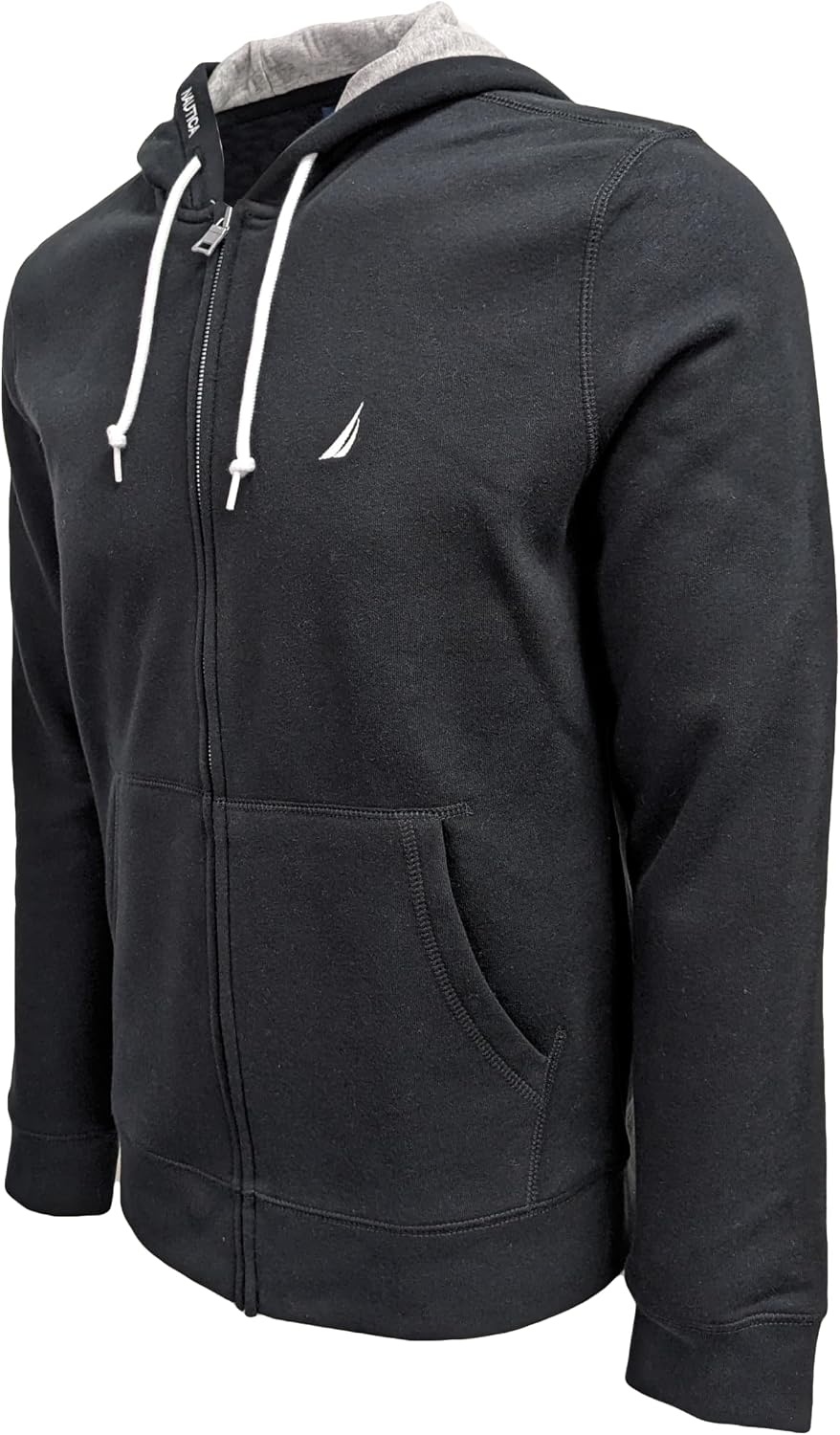 image:imageNautica Mens Nautica Mens Anchor Fleece Fullzip HoodieBlack