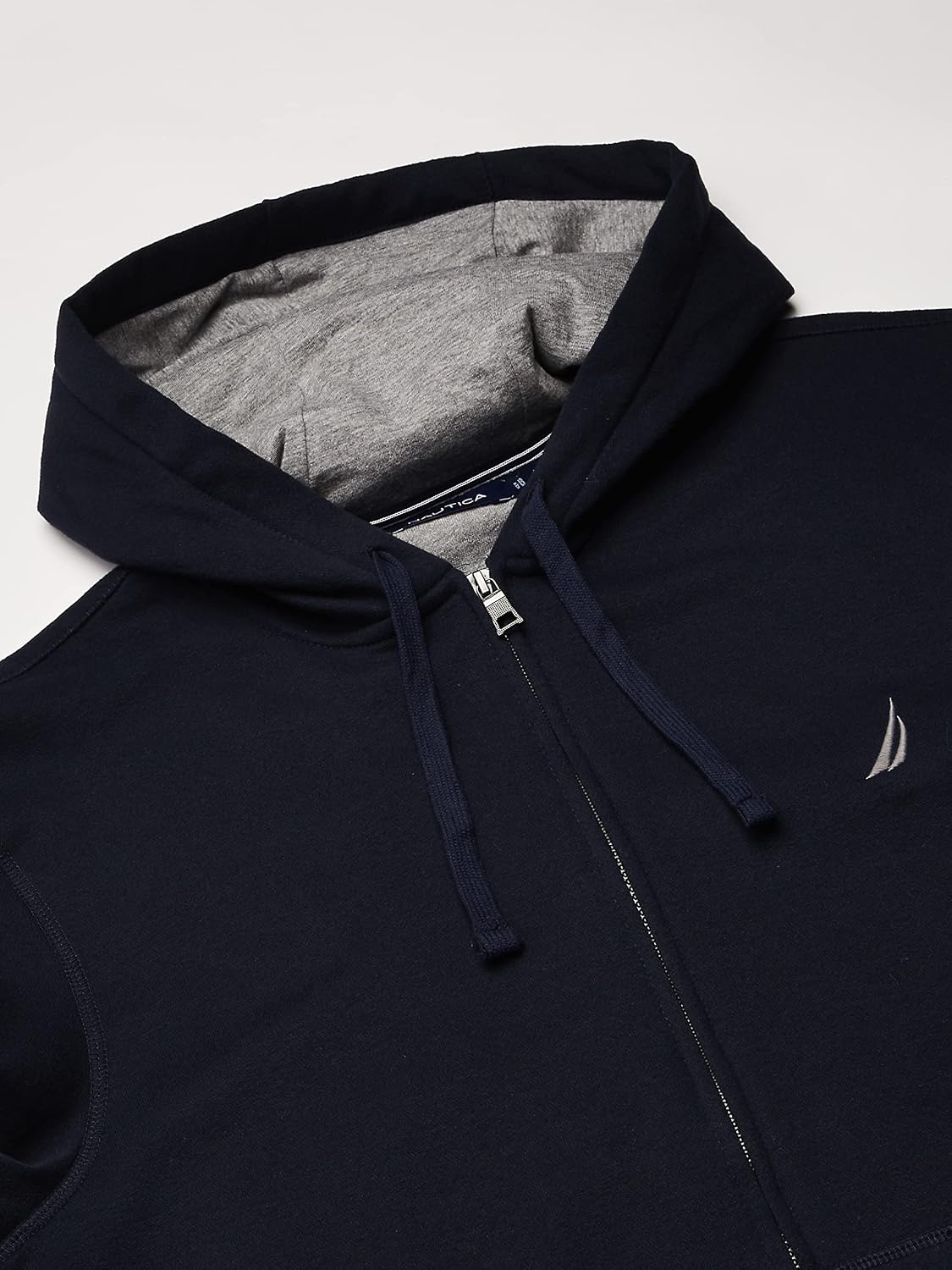 image:imageNautica Mens Nautica Mens Anchor Fleece Fullzip HoodieTrue Navy