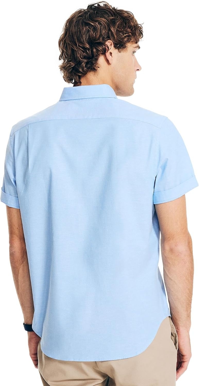 image:imageNautica Mens Nautica Mens Classic Fit Oxford ShirtLight French Blue