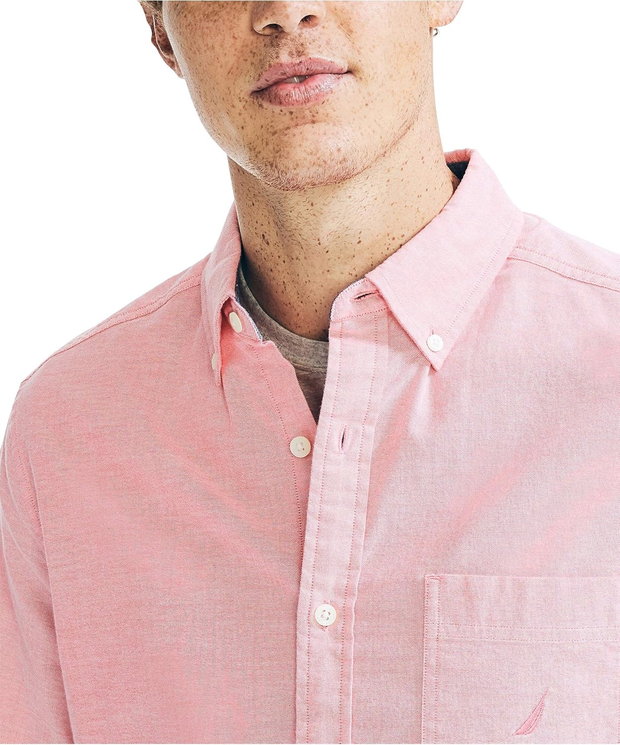 image:imageNautica Mens Nautica Mens Classic Fit Oxford ShirtSugar Coral