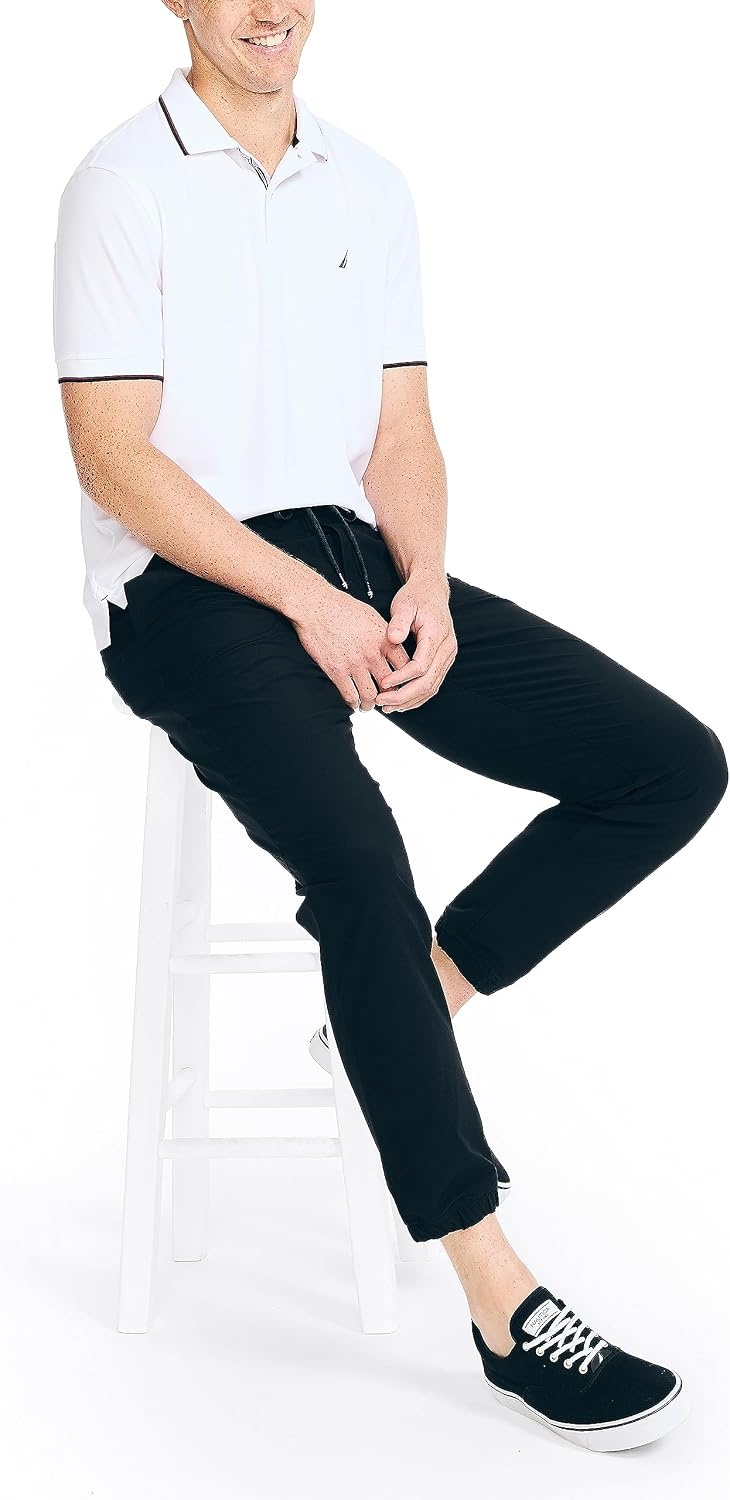 image:imageNautica Mens Nautica Navtech Sustainably Crafted Classic Fit PoloBright White