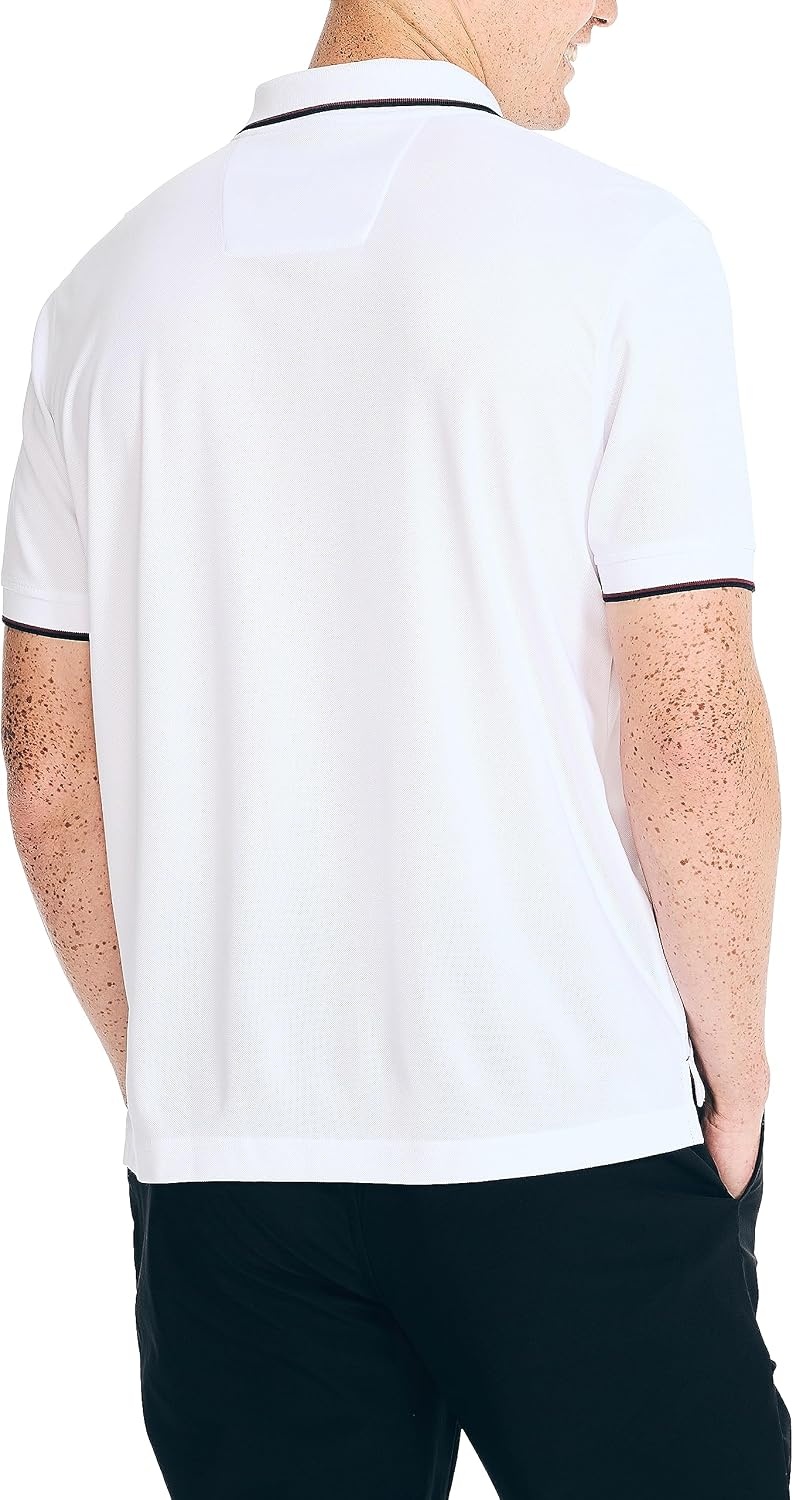 image:imageNautica Mens Nautica Navtech Sustainably Crafted Classic Fit PoloBright White