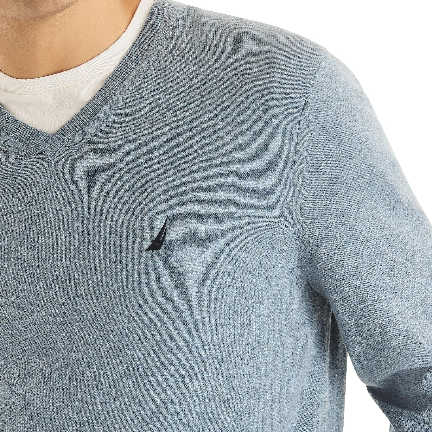 image:imageNautica Mens Nautica Navtech VNeck SweaterBlue