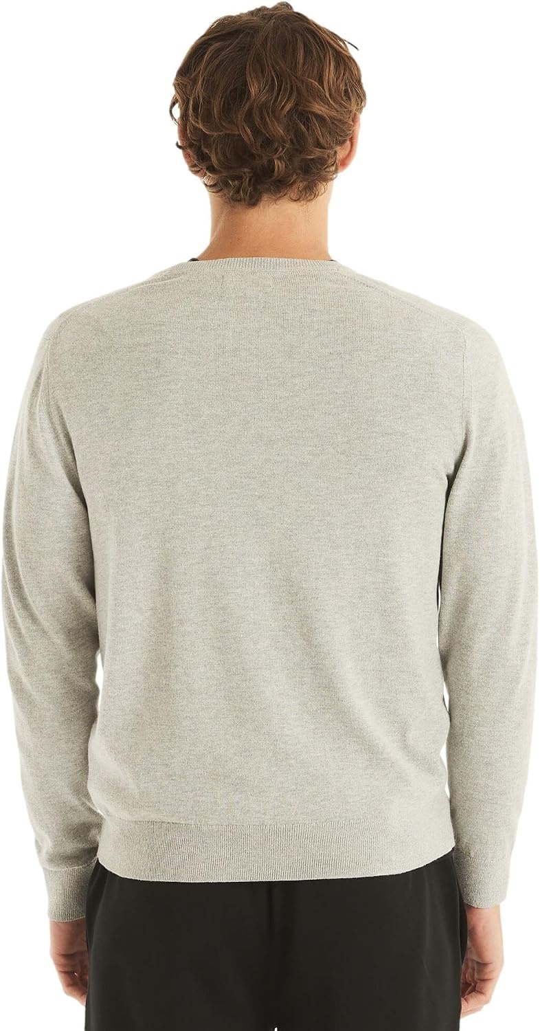image:imageNautica Mens Nautica Navtech VNeck SweaterGreyheather