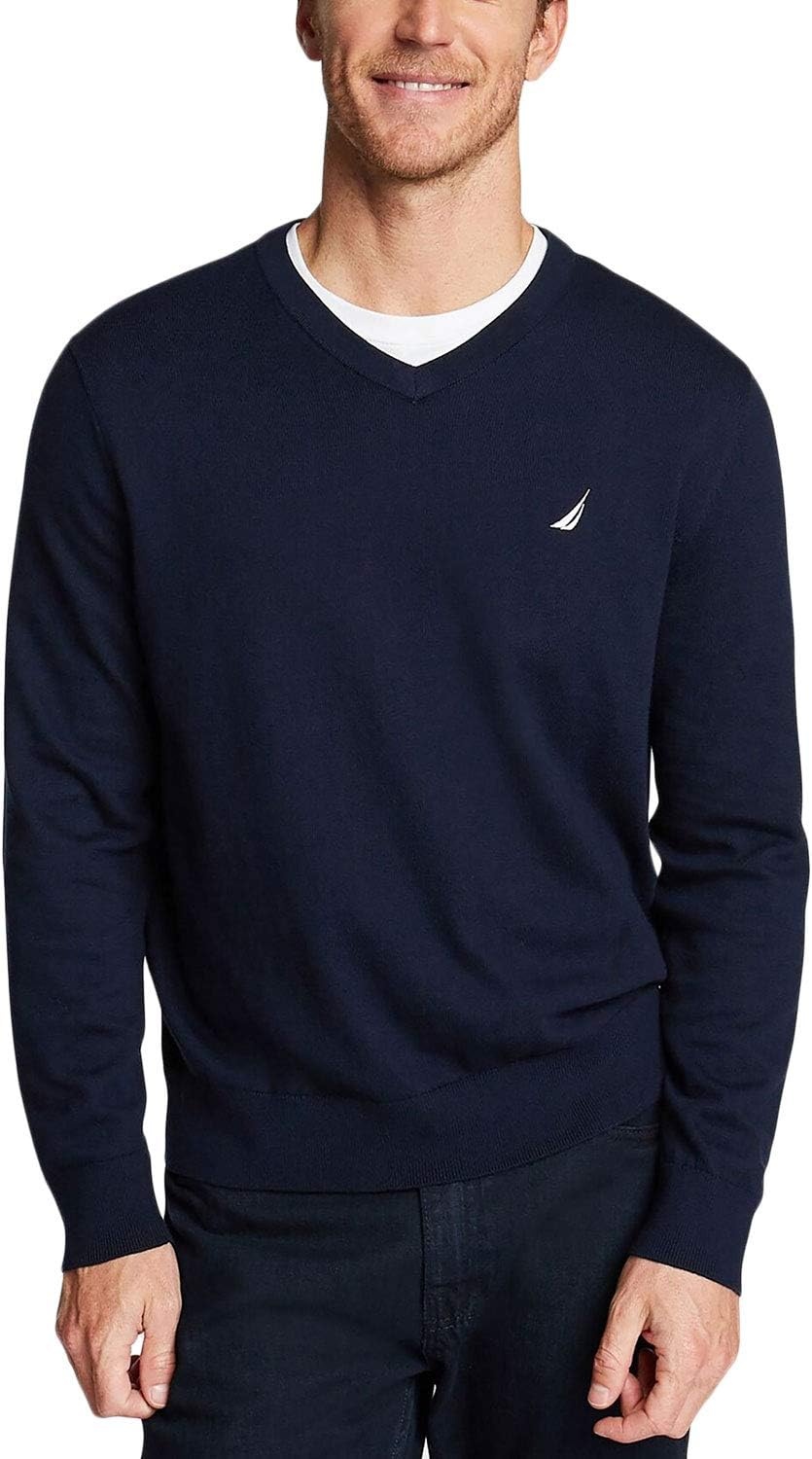 image:imageNautica Mens Nautica Navtech VNeck SweaterNavy