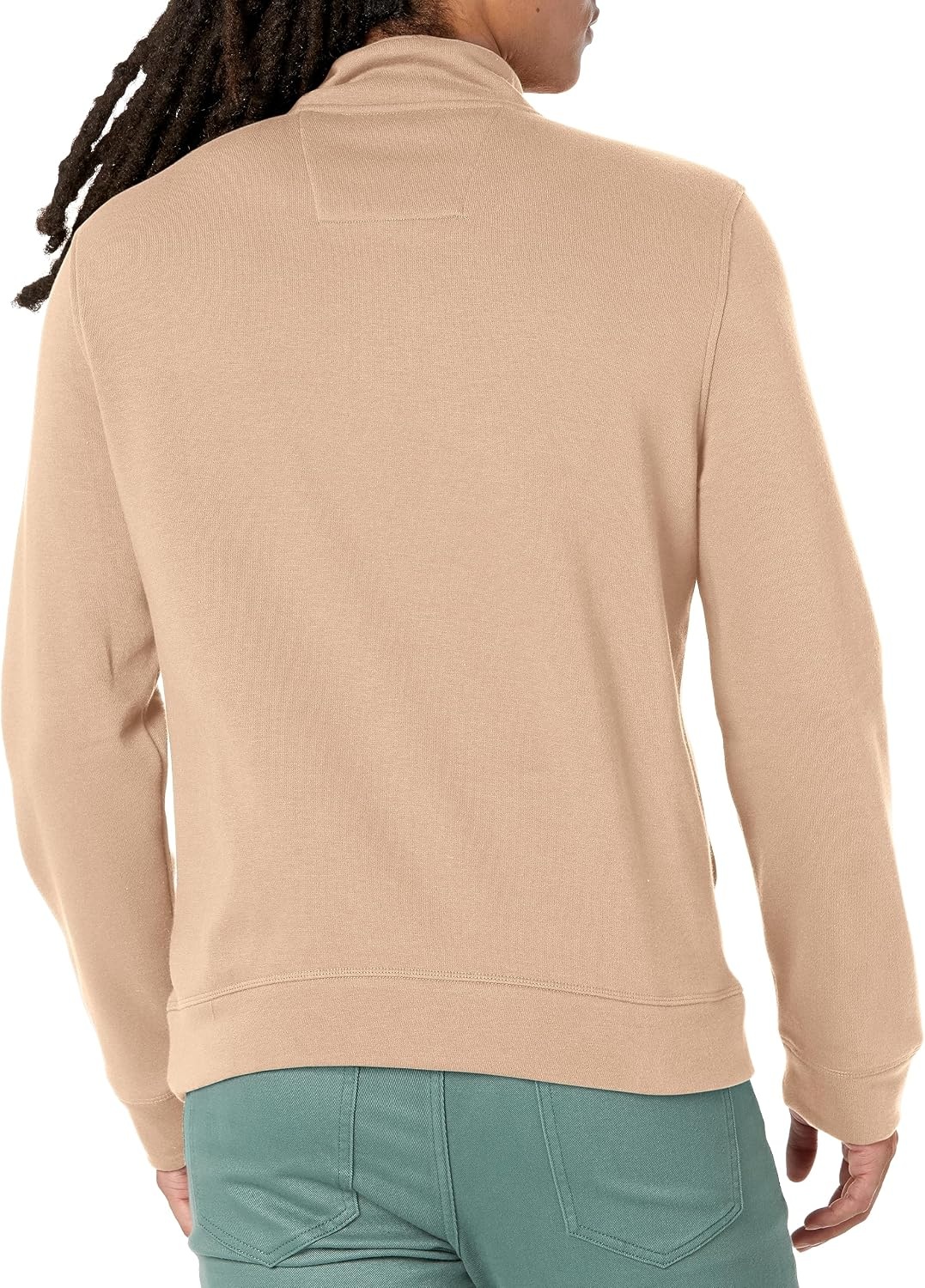 image:imageNautica Mens Nautica Quarterzip SweatshirtMilitary Tan