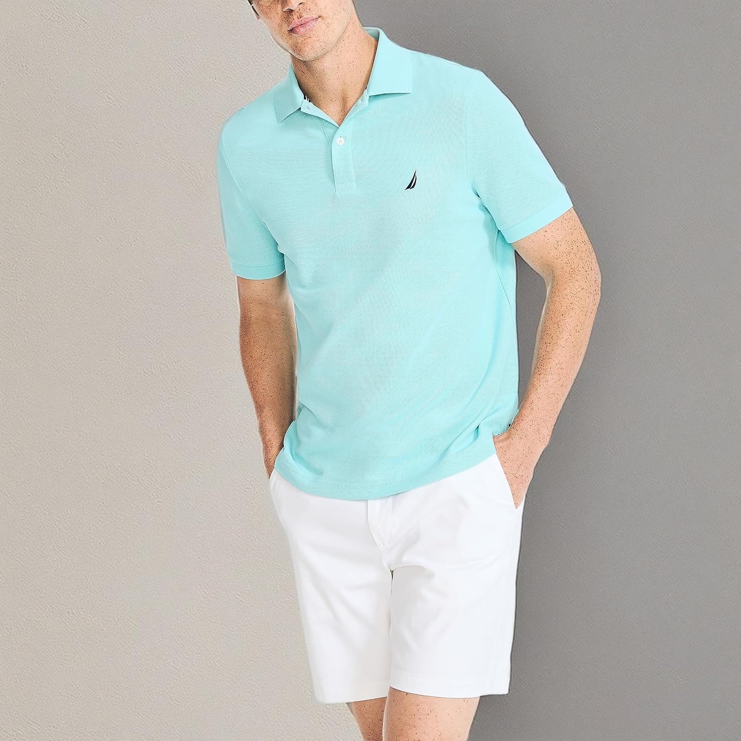 image:imageNautica Mens Nautica Sustainably Crafted Deck PoloAngel Blue