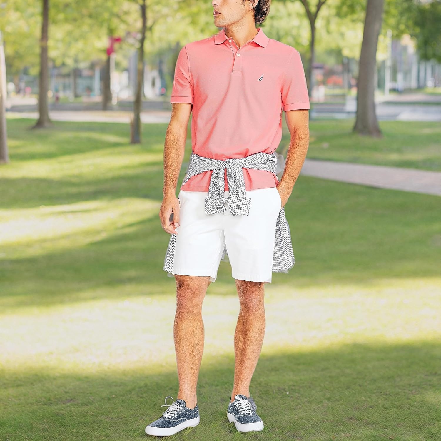 image:imageNautica Mens Nautica Sustainably Crafted Deck PoloTeaberry
