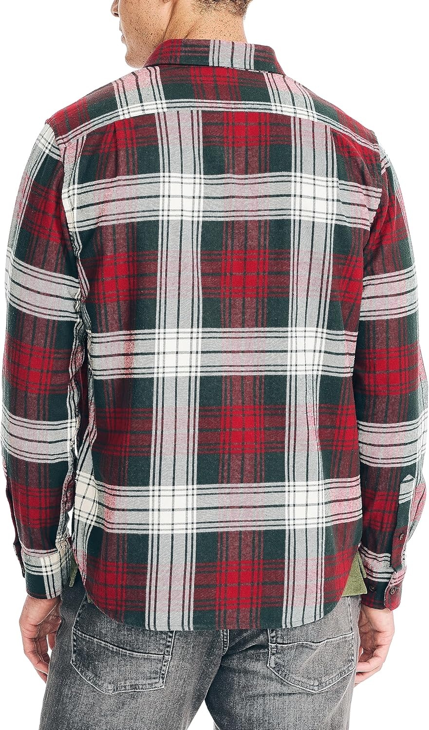 image:imageNautica Mens Nautica Sustainably Crafted Plaid Flannel ShirtDark Spruce
