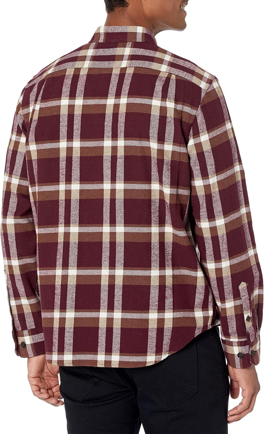 image:imageNautica Mens Nautica Sustainably Crafted Plaid Flannel ShirtShipwreck Burgundy