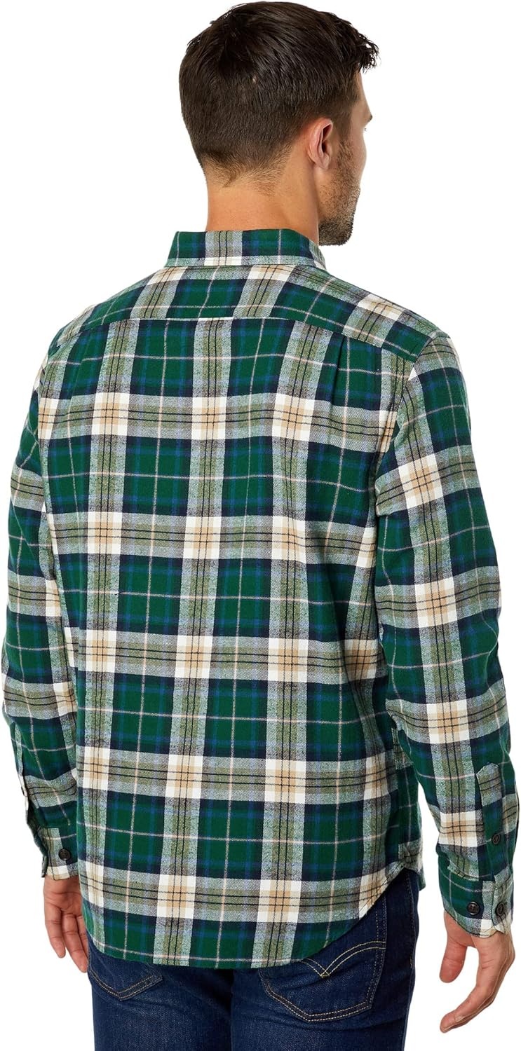 image:imageNautica Mens Nautica Sustainably Crafted Plaid Flannel ShirtTidal Green