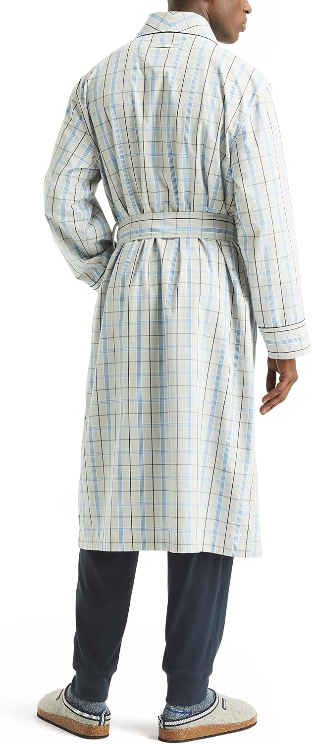 image:imageNautica Mens Nautica Sustainably Crafted Plaid RobeHigh Rise