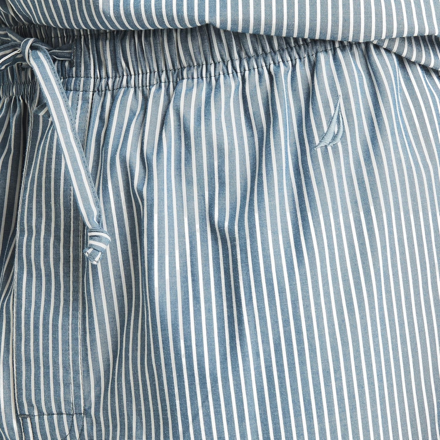 image:imageNautica Mens Nautica Sustainably Crafted Striped Poplin Sleep PantEnsign Blue