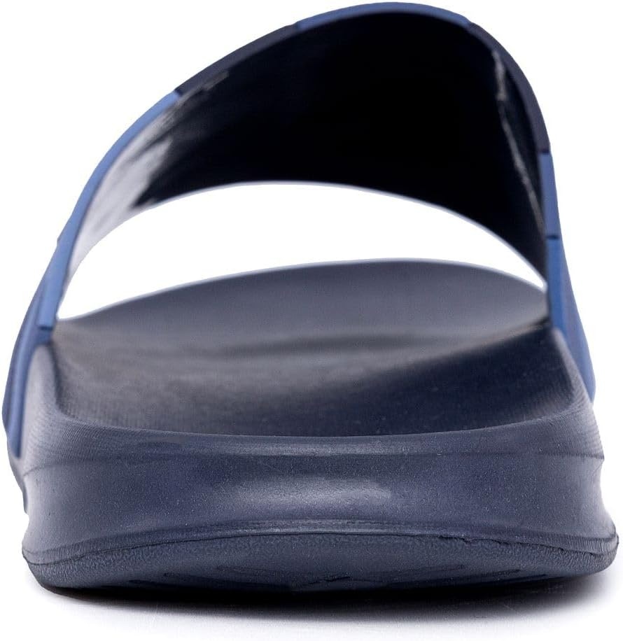 image:imageNautica Mens Open Toe Slide Sandals Comfortable Indoor amp Outdoor Shower SlippersNavy Camo