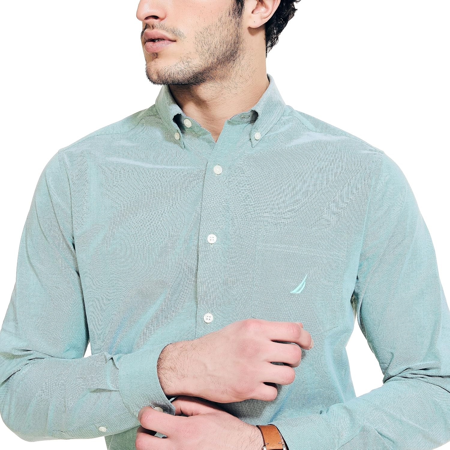 image:imageNautica Mens Oxford ShirtCoastal Pine