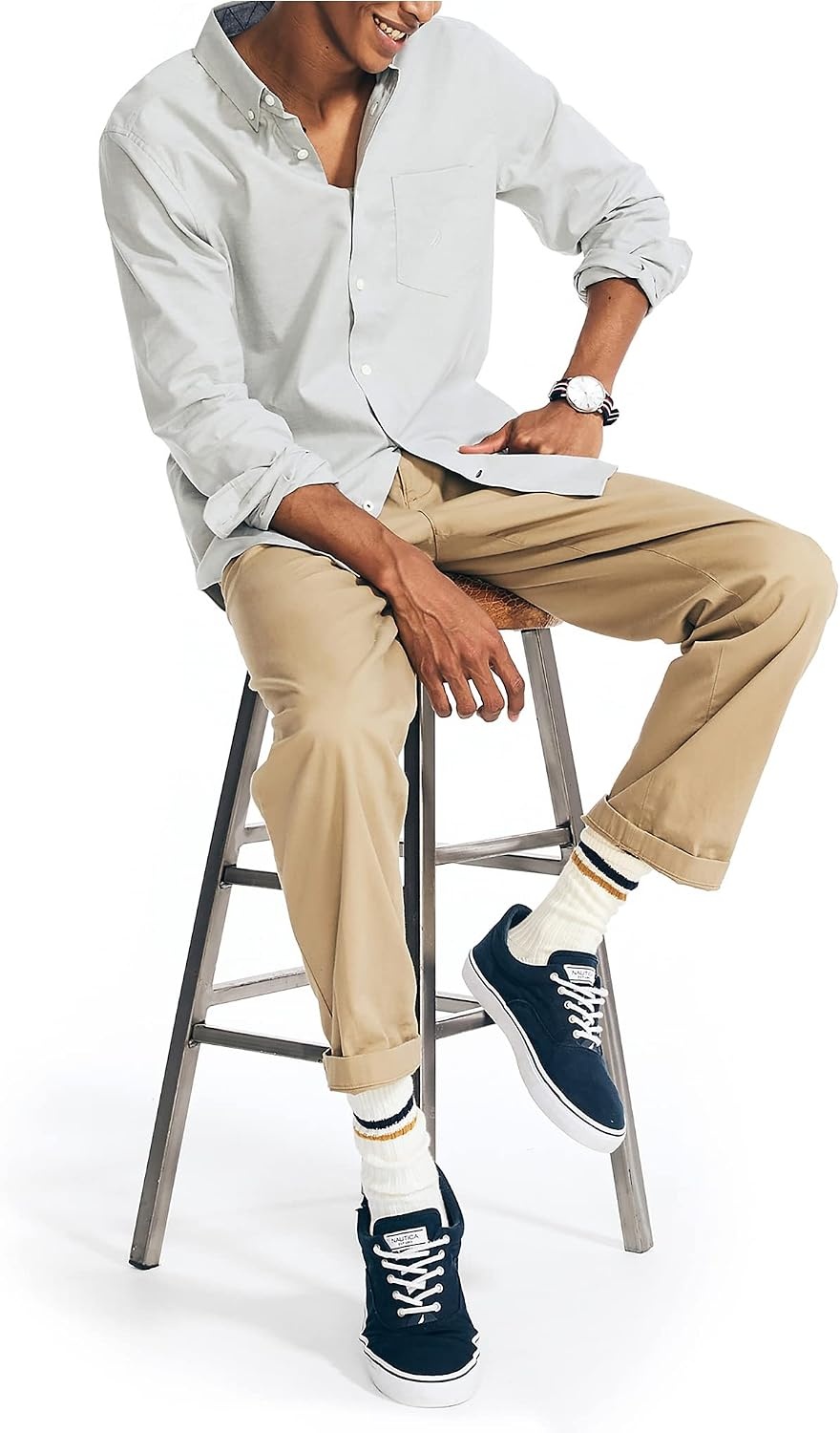 image:imageNautica Mens Oxford ShirtSea Spray