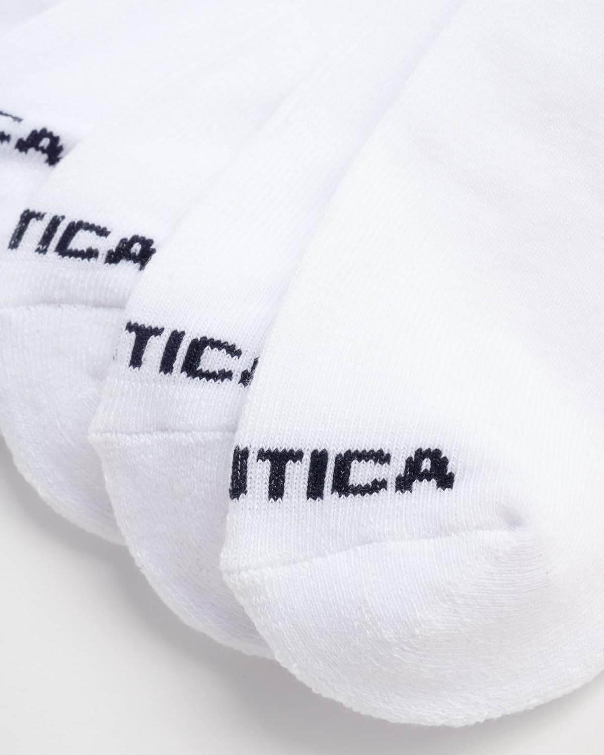 image:imageNautica Mens Quarter Socks 8 Pack Comfort Stretch Cushioned MoistureWicking Athletic Ankle Socks for Men Sizes 6125White
