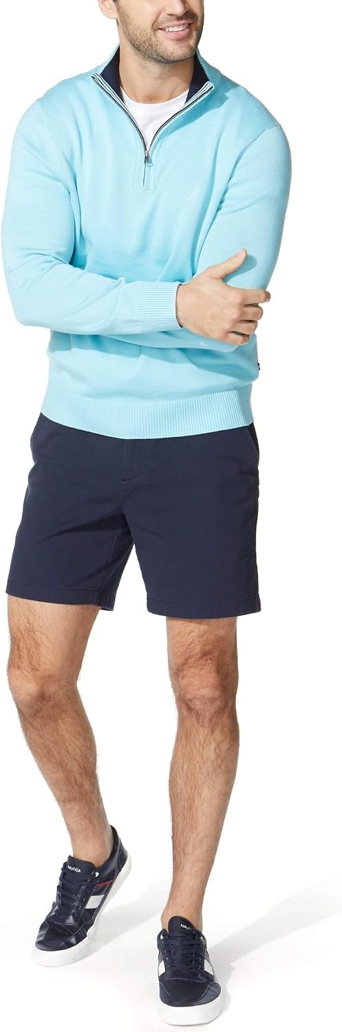 image:imageNautica Mens QuarterZip SweaterWaterslide