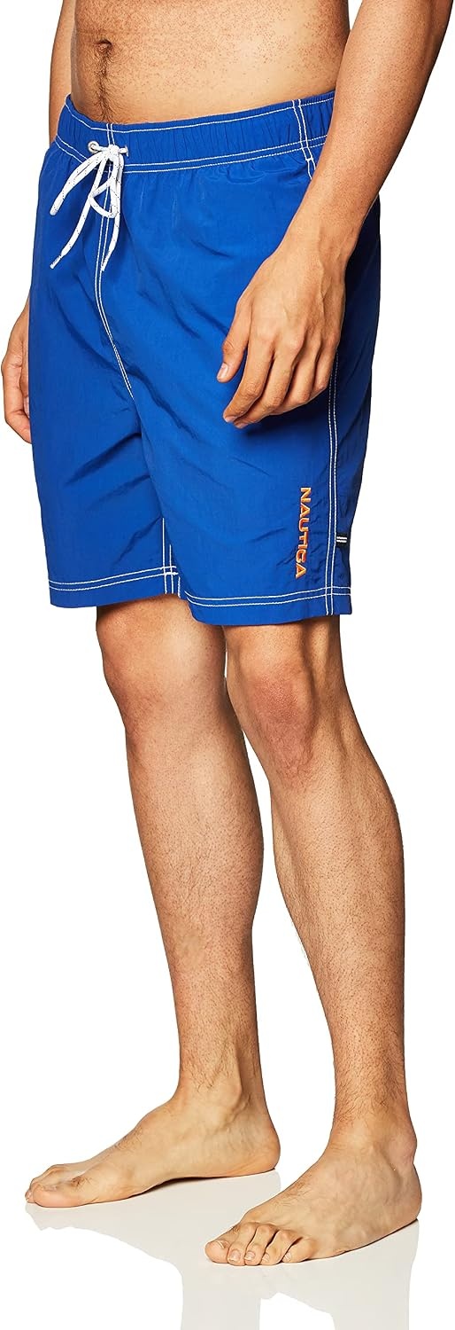 image:imageNautica Mens Quick Dry Solid Swim TrunkCobalt