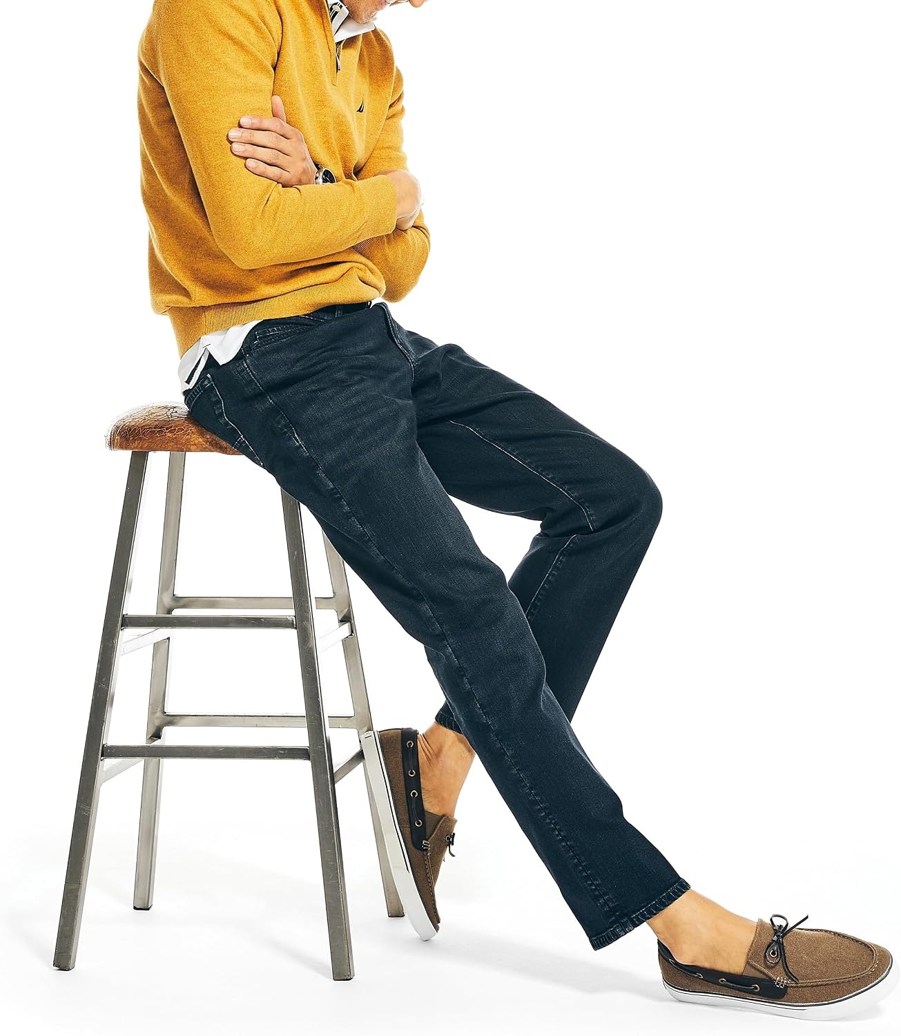 image:imageNautica Mens Relaxed Fit Denim JeansBlack Lagoon Wash
