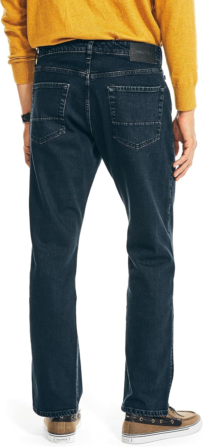image:imageNautica Mens Relaxed Fit Denim JeansBlack Lagoon Wash