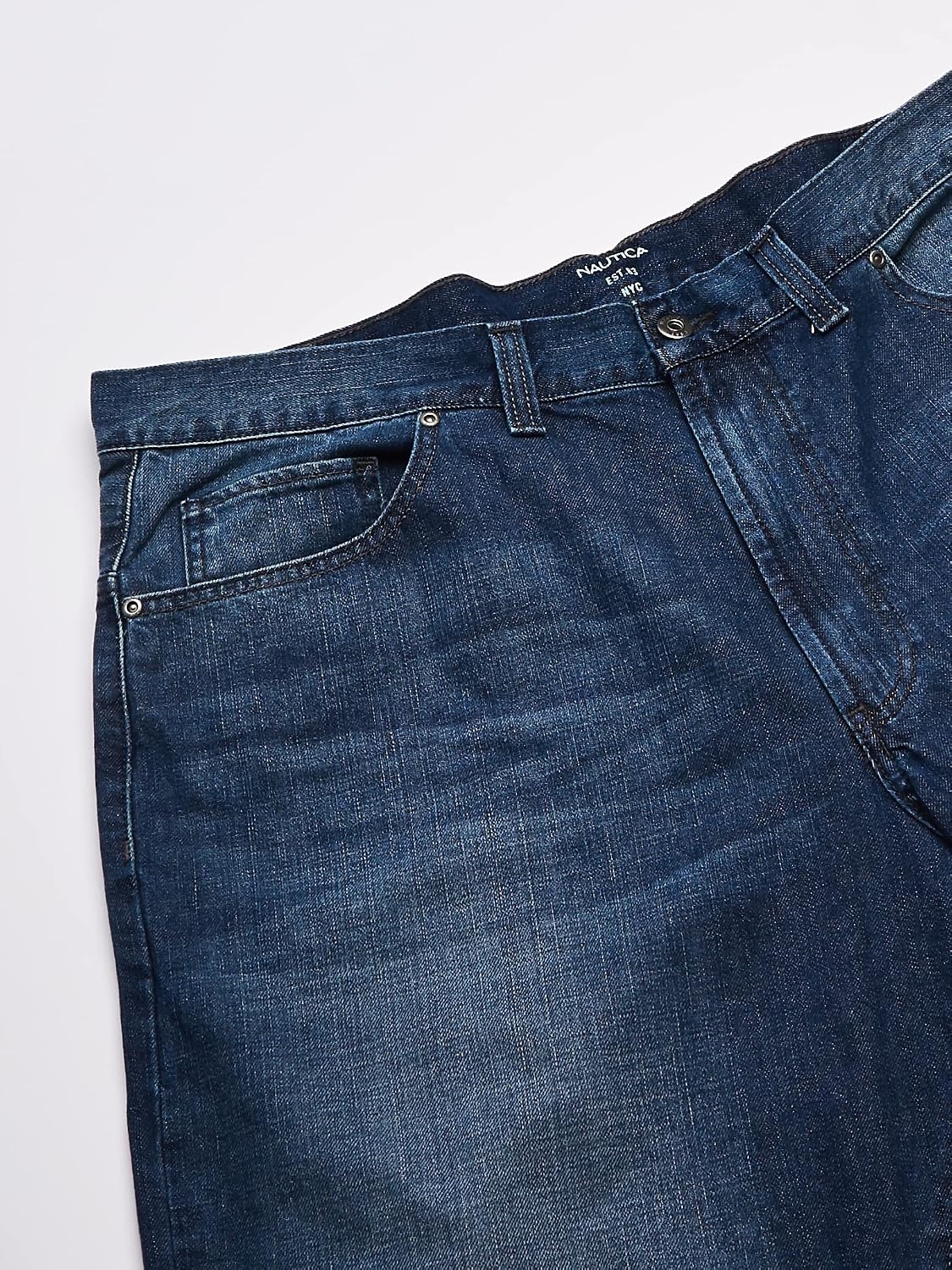 image:imageNautica Mens Relaxed Fit Denim JeansGlacier Blue Wash