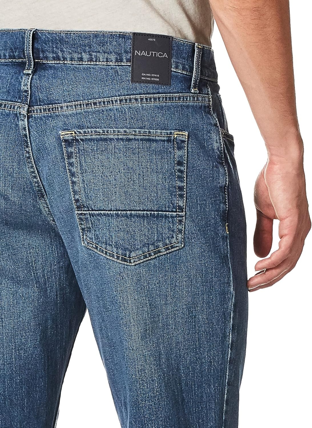 image:imageNautica Mens Relaxed Fit Denim JeansGulf Stream Wash