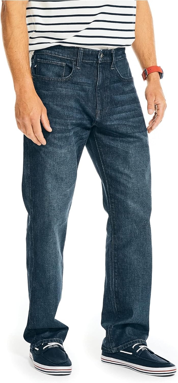 image:imageNautica Mens Relaxed Fit Denim JeansNorth Sea Canal Wash