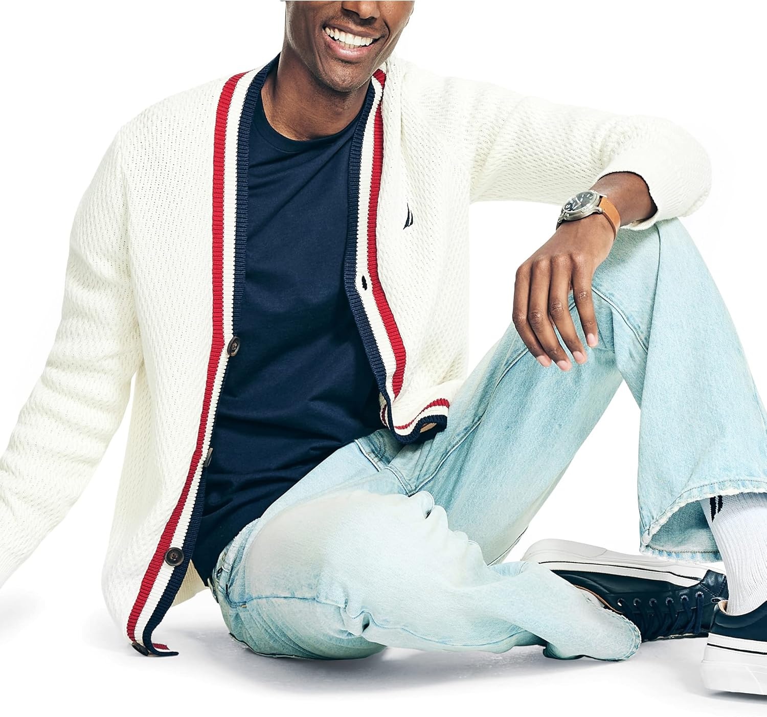 image:imageNautica Mens Relaxed Fit Denim JeansOcean Shallows Wash