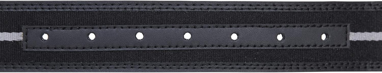image:imageNautica Mens Reversible Leather Belt 2in1 Classic Everyday Business Work Dress Casual Metal BuckleSignature Logo Black RibbonLeather