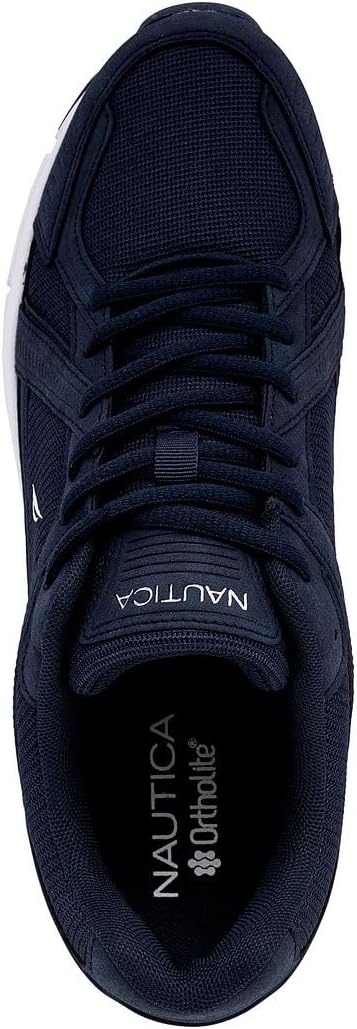 image:imageNautica Mens Running Sneakers Sport Fashion LaceUp Athletic Soft Shoes for Gym Tennis Men Cushioned Breathable Lightweight amp ComfortableNavy