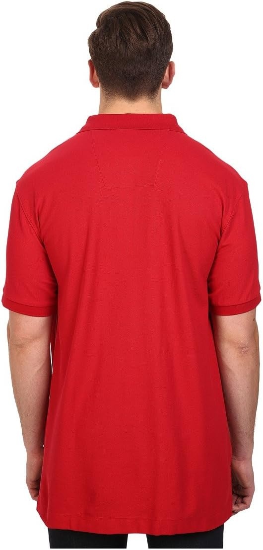 image:imageNautica Mens Short Sleeve Solid Deck Polo Shirt ShirtNautical Red
