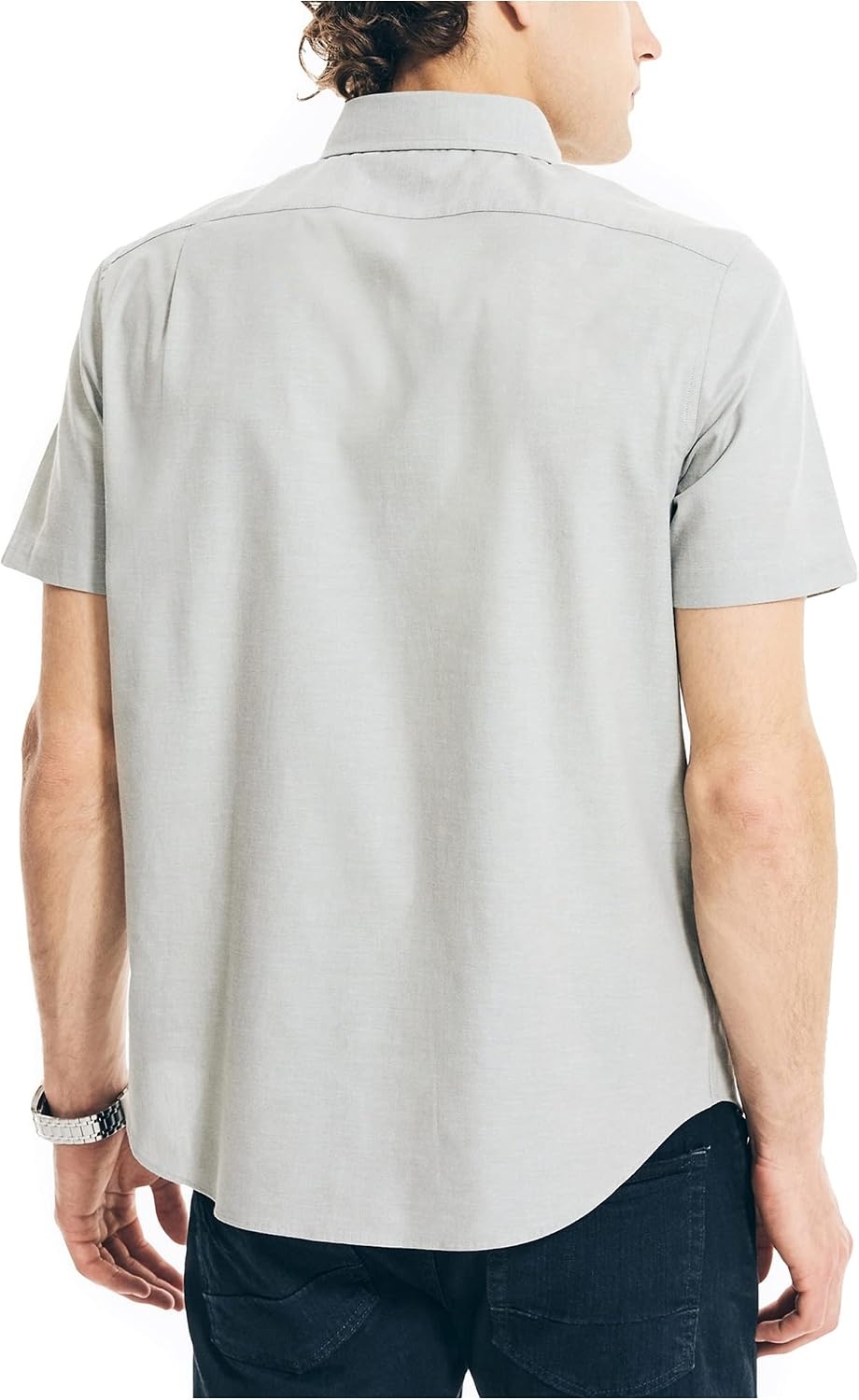 image:imageNautica Mens ShortSleeve Oxford ShirtSeaspray