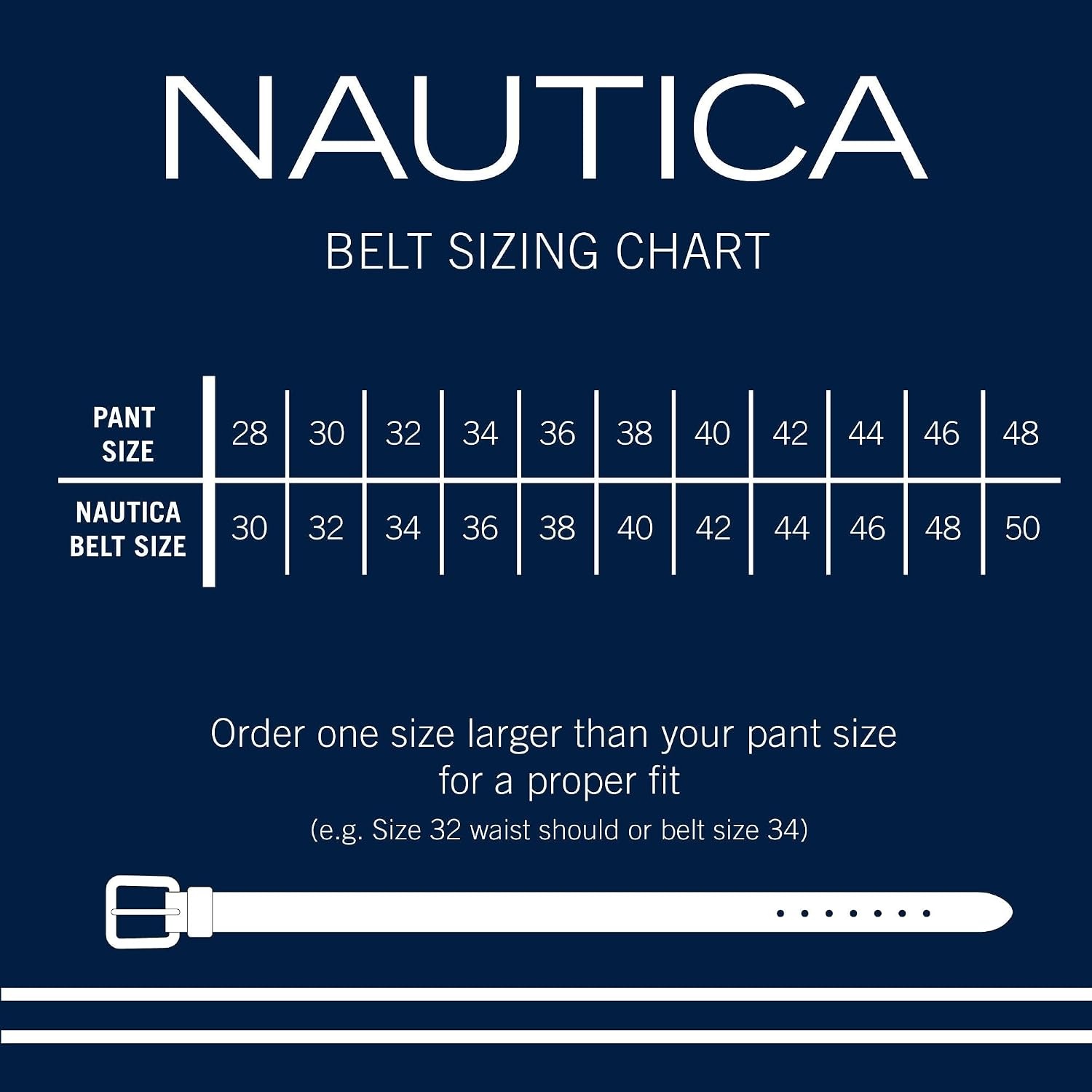 image:imageNautica Mens Signature Leather and Canvas Belt Ribbon Detail Flag Design Classic Casual Metal BuckleSignature Logo Grey