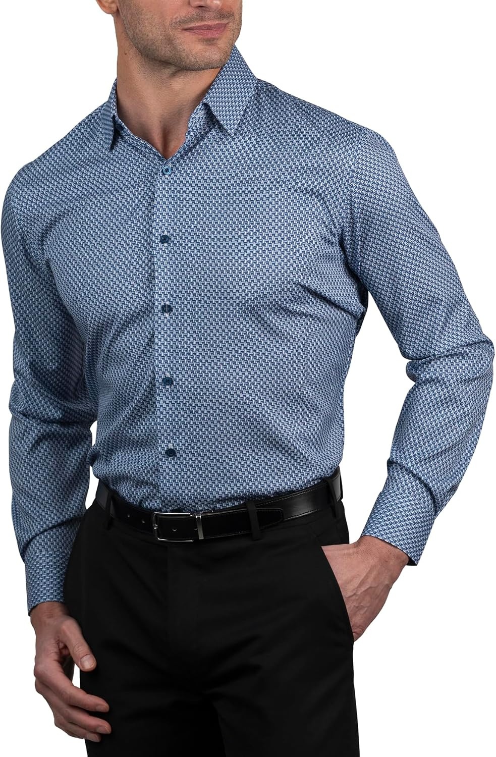 image:imageNautica Mens Slim FitBlue Sailboat Print