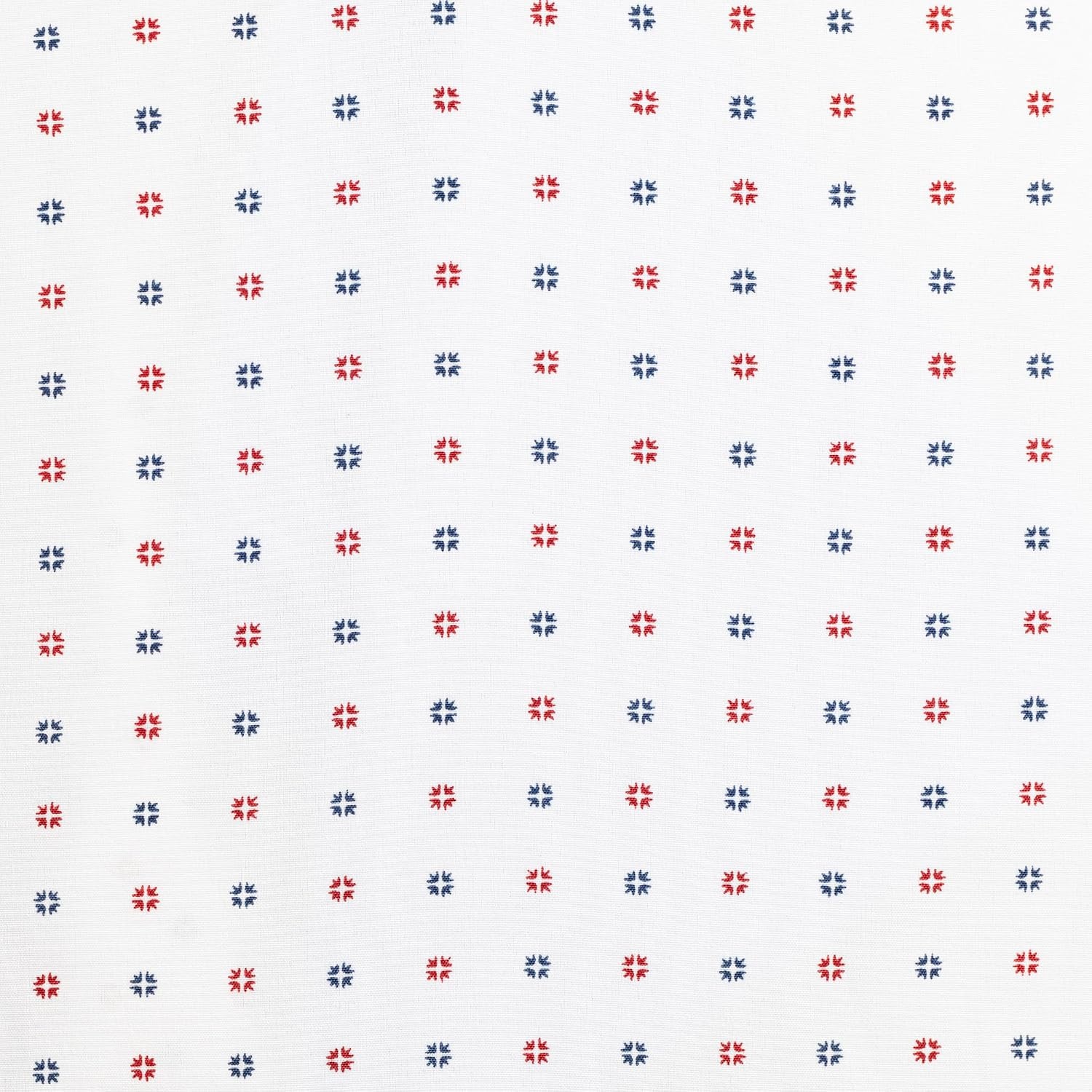 image:imageNautica Mens Slim FitWhite Grnd Red and Navy Print