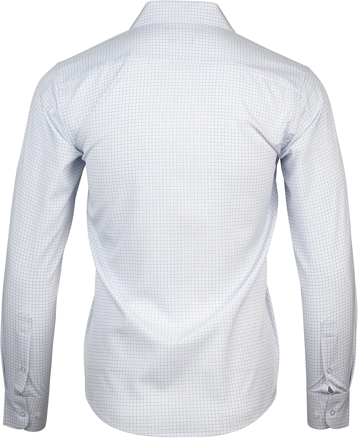 image:imageNautica Mens Slim FitWhite and Blue Geo Square Print