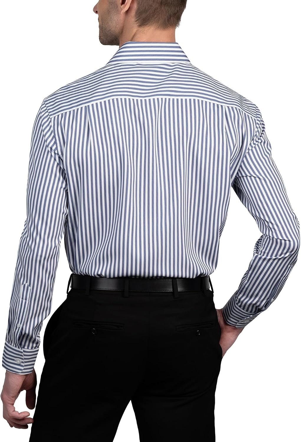 image:imageNautica Mens Slim FitWhite and Navy Stripes