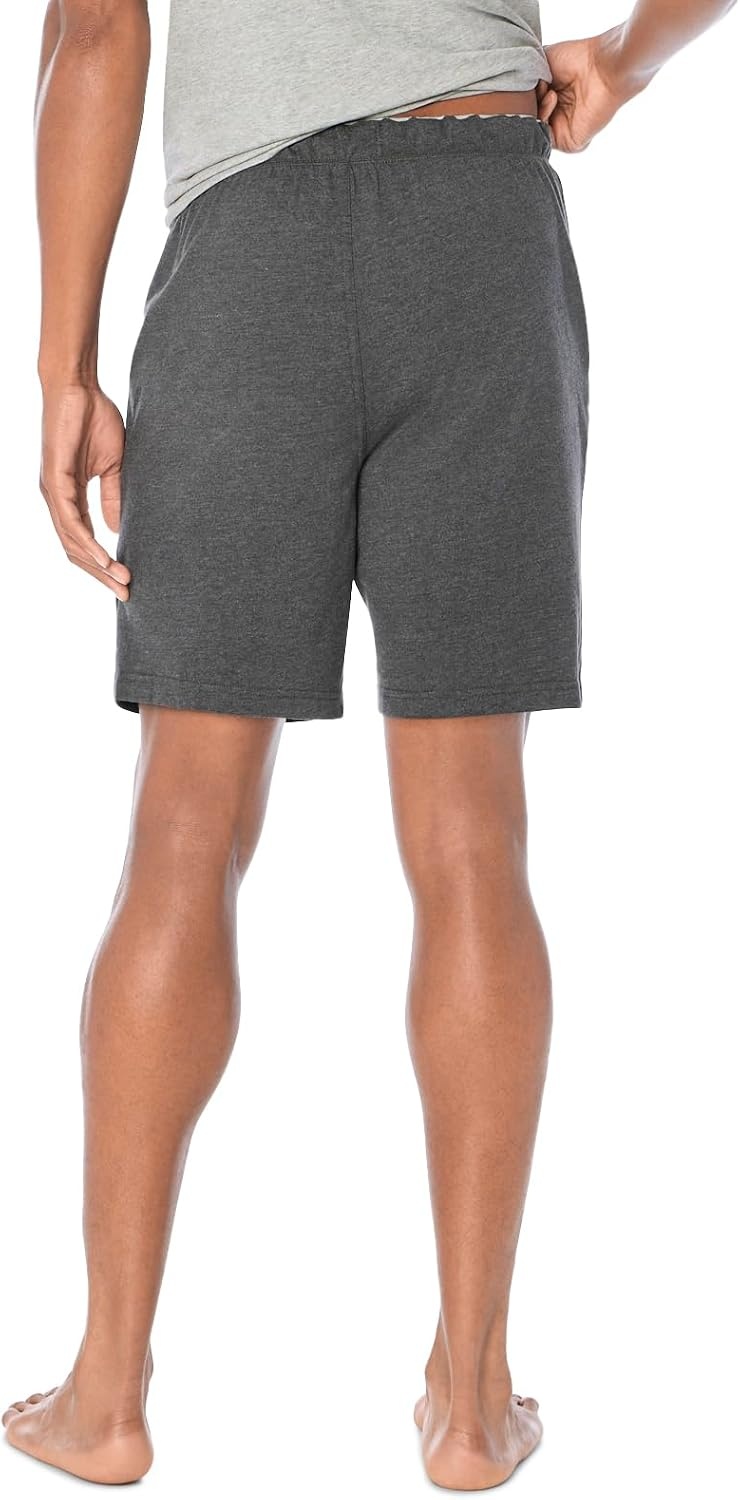 image:imageNautica Mens Soft Knit Elastic Waistband Sleep Lounge ShortCharcoal Heather