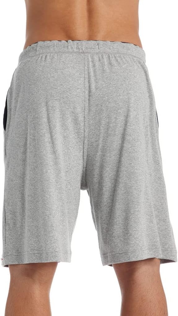 image:imageNautica Mens Soft Knit Elastic Waistband Sleep Lounge ShortNoon Blue