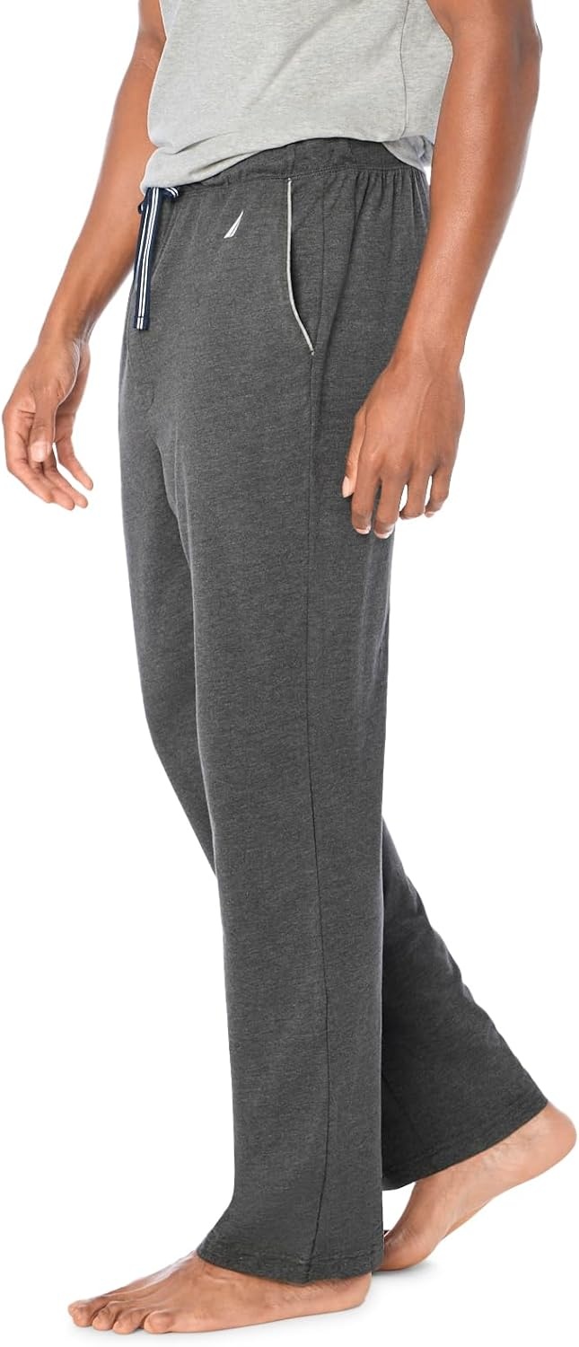 image:imageNautica Mens Soft Knit Sleep Lounge PantCharcoal Heather
