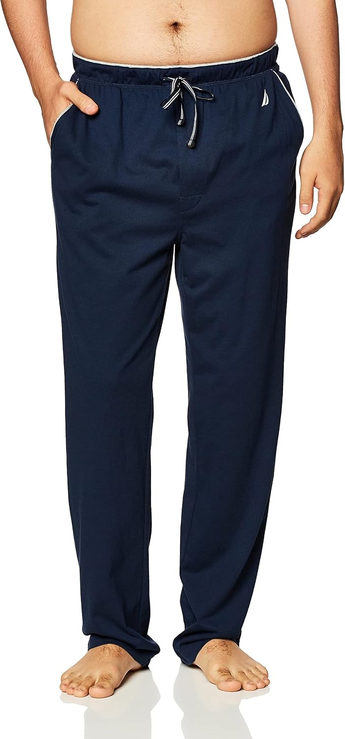 image:imageNautica Mens Soft Knit Sleep Lounge PantNavy