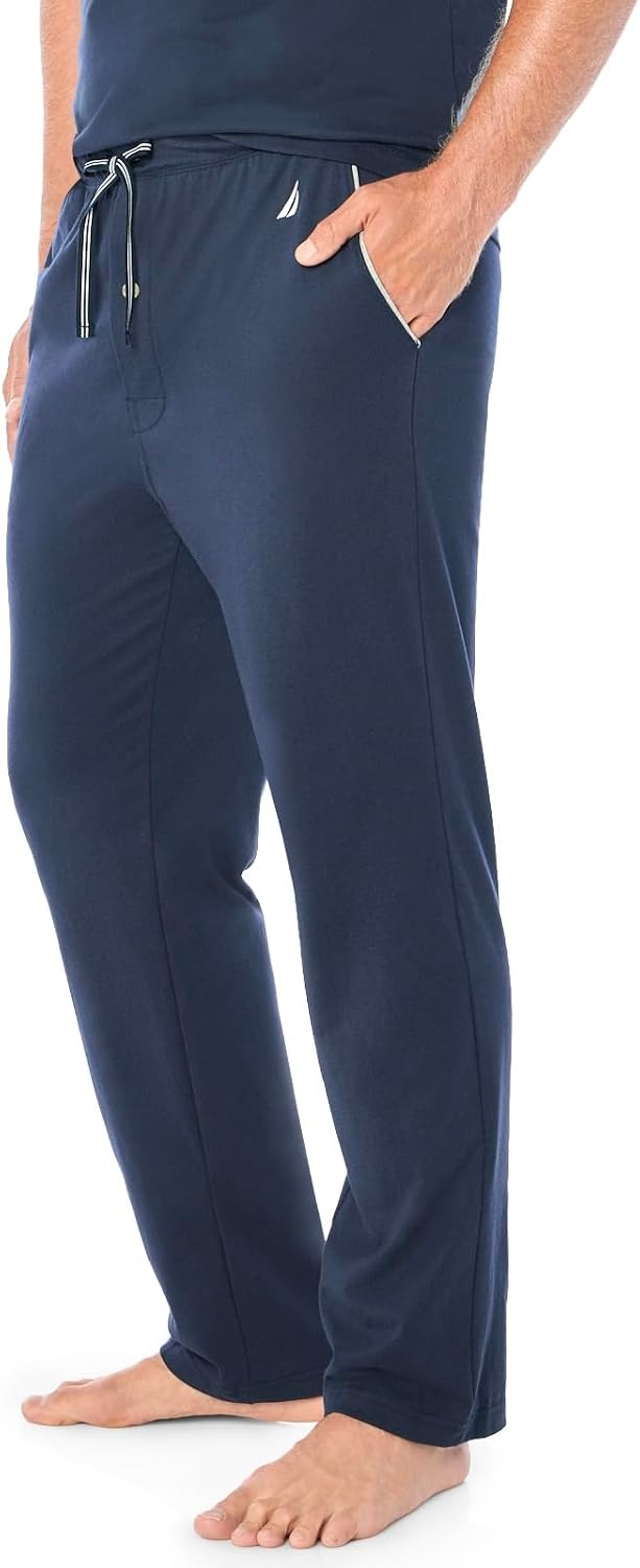 image:imageNautica Mens Soft Knit Sleep Lounge PantNavy