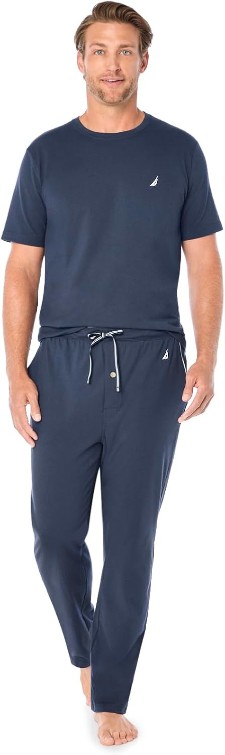 image:imageNautica Mens Soft Knit Sleep Lounge PantNavy