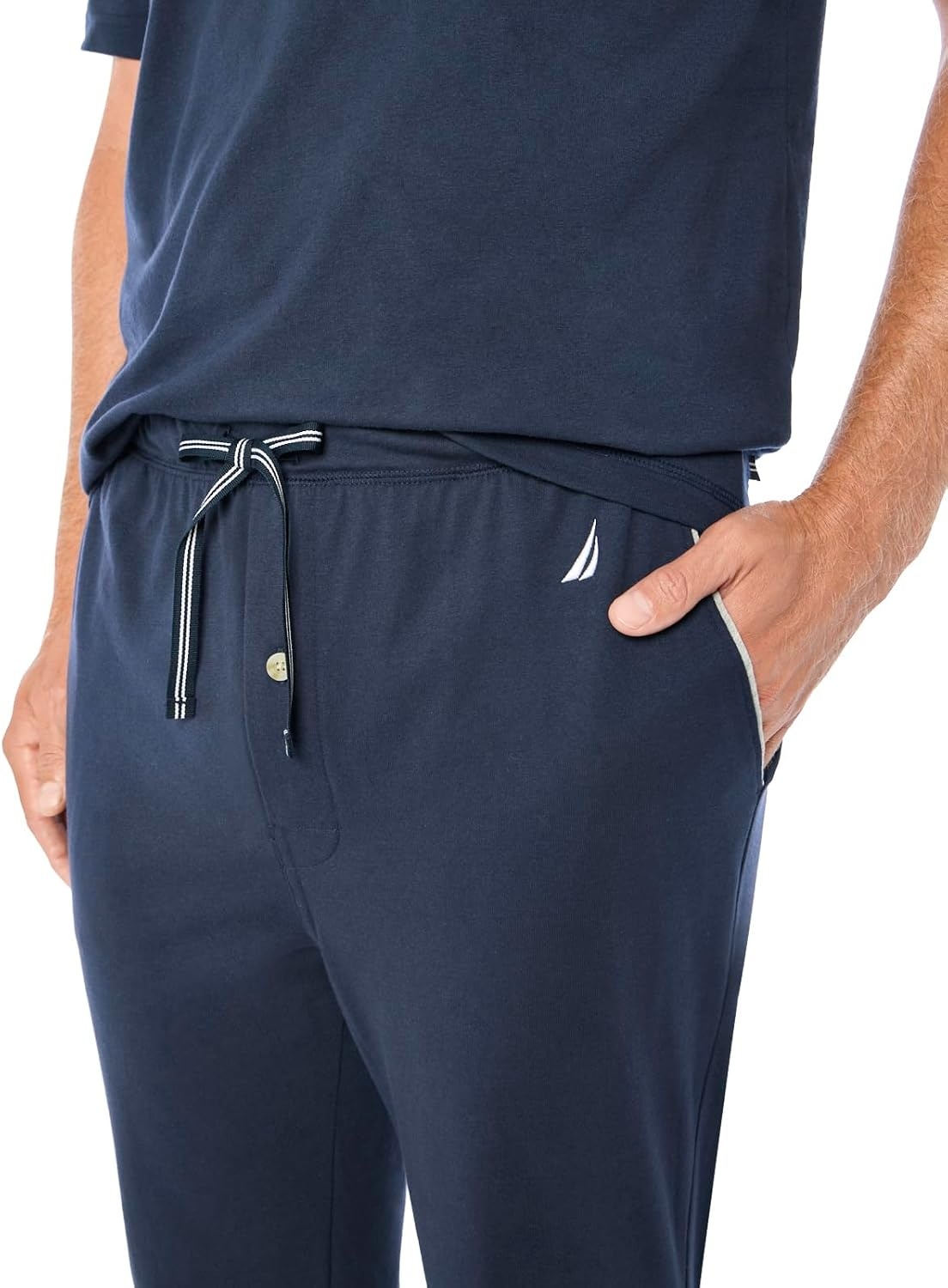 image:imageNautica Mens Soft Knit Sleep Lounge PantNavy